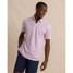 Southern Tide Men's Driver Carova Stripe Polo Shirt in Light Pink colorway