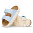 The Birkenstock Women's Arizona Chunky Sandals in Baby Blue