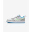 The Nike Big Kids Court Borough Low Recraft Shoes in Grey and Green