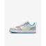 The Nike Big Kids Court Borough Low Recraft Shoes in Grey and Green