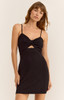 Z Supply Women's Tessa Mini Dress in Black colorway