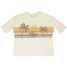 Tiny Whales Girls' Vacation Tee in Natural colorway