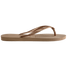 Havaianas Women's Slim Flip Flops Rose Gold side view