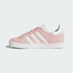 adidas Little Kids' Gazelle Sneakers Icey Pink/Cloud White back view