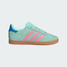 adidas Big Kids' Gazelle Sneakers Clear Mint/Bling Pink/Brblue detail