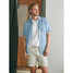 The Faherty Men's Essential Drawstring Shorts in Birch White