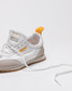Oncept Women's Tokyo Sneakers in White Cloud colorway, softness detail