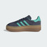 The Adidas Women's Gazelle Bold Shoes in Shadow Navy