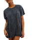 FP Movement Women's Leg Day Tee in Washed Black detail view