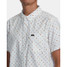 The RVCA Men's That'll Do Short Sleeve Shirt in the Vintage White Colorway