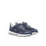 On Running Kids' Cloud Play Shoes Midnight Navy and White side view