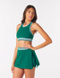 The Glyder Women's Socialite Skirt in the Emerald Colorway