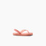 Reef Toddlers Girls' Little Charming Sandals in Peach Parfait top view