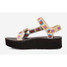 The Teva Women's Flatform Universal Crochet Sandals in the Explore Pattern