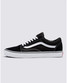 Vans Women's Old Skool Shoes Black and White lifestyle view