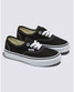 Vans Kids' Authentic Shoes Black and White front view