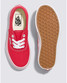Vans Kids' Authentic Shoes Red and White sole view