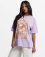 Billabong Women's Surf Trip Oversized Tee in Tulip colorway