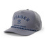 The Seager Branded Snapback Hat in Faded Denim