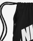 Nike Heritage Drawstring Bag Black/White strap detail