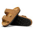The Birkenstock Women's Arizona Big Buckle Sandal in Mink Nubuck