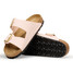 The Birkenstock Women's Arizona Big Buckle Sandal in Rose Birkibuc