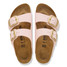 The Birkenstock Women's Arizona Big Buckle Sandal in Rose Birkibuc