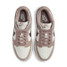 The Nike Women's Dunk Low Retro Shoes in The Sail and Plum Colorway