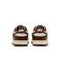 Nike Women's Dunk Low Retro Shoes in White and Brown, detail view