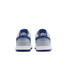 The Nike Big Kids' Dunk Low Shoes in Summit White and Deep Royal