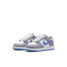 The Nike Little Kids' Dunk Low Shoes in White and Royal Pulse