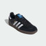 adidas Samba OG Shoes Black and White three-quarter view