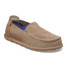 The Birkenstock Men's Utti Suede Slip on Shoes in Grey Taupe Suede