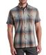 The Kuhl Men's Response Short Sleeve Shirt in the Canyon Lake Colorway The Kuhl Men's Response Short Sleeve Shirt in the Canyon Lake Colorway