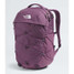 The North Face Women's Borealis Backpack in Chroma Purple and Light Heather, back view