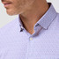Mizzen+Main Men's Leeward Short Sleeve Dress Shirt in Pink Salt Retro Boomerang back view