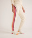 Marine Layer Women's Anytime Sweatpants in Antique White Stripe colorway