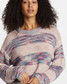 Billabong Women's Fade Out Sweater in Blue Shadow