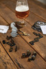 Gentlemen's Hardware Bar Games in Tin open case view