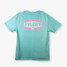TYLER'S Gas Logo Tee Arctic Blue back view