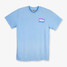 TYLER'S Gas Logo Tee Hydrangea Blue front view - Austin