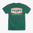 The ERLEBNISWELT-FLIEGENFISCHEN'S Gas Logo Tee in Kale Green The ERLEBNISWELT-FLIEGENFISCHEN'S Gas Logo Tee in Kale Green