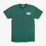TYLER'S Gas Logo Tee Kale Green front view