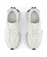 The New Balance Women's 327 Sneakers in Sea Salt and Pink Salt