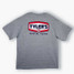 The TYLER'S Youth Gas Logo Tee in Heather Grey
