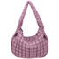 Quilted Carryall Tote Bag in Mauve