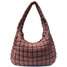 Quilted Carryall Tote Bag in Chocolate