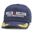 American Needle Willie Nelson Club Captain Snapback Hat in Navy American Needle Willie Nelson Club Captain Snapback Hat in Navy