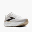 The Brooks Men's Ghost Max 2 Running Shoes in the White and Pelican Colorway