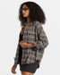 Billabong Women's Best Time Button Up Shirt in Hemp 2 colorway